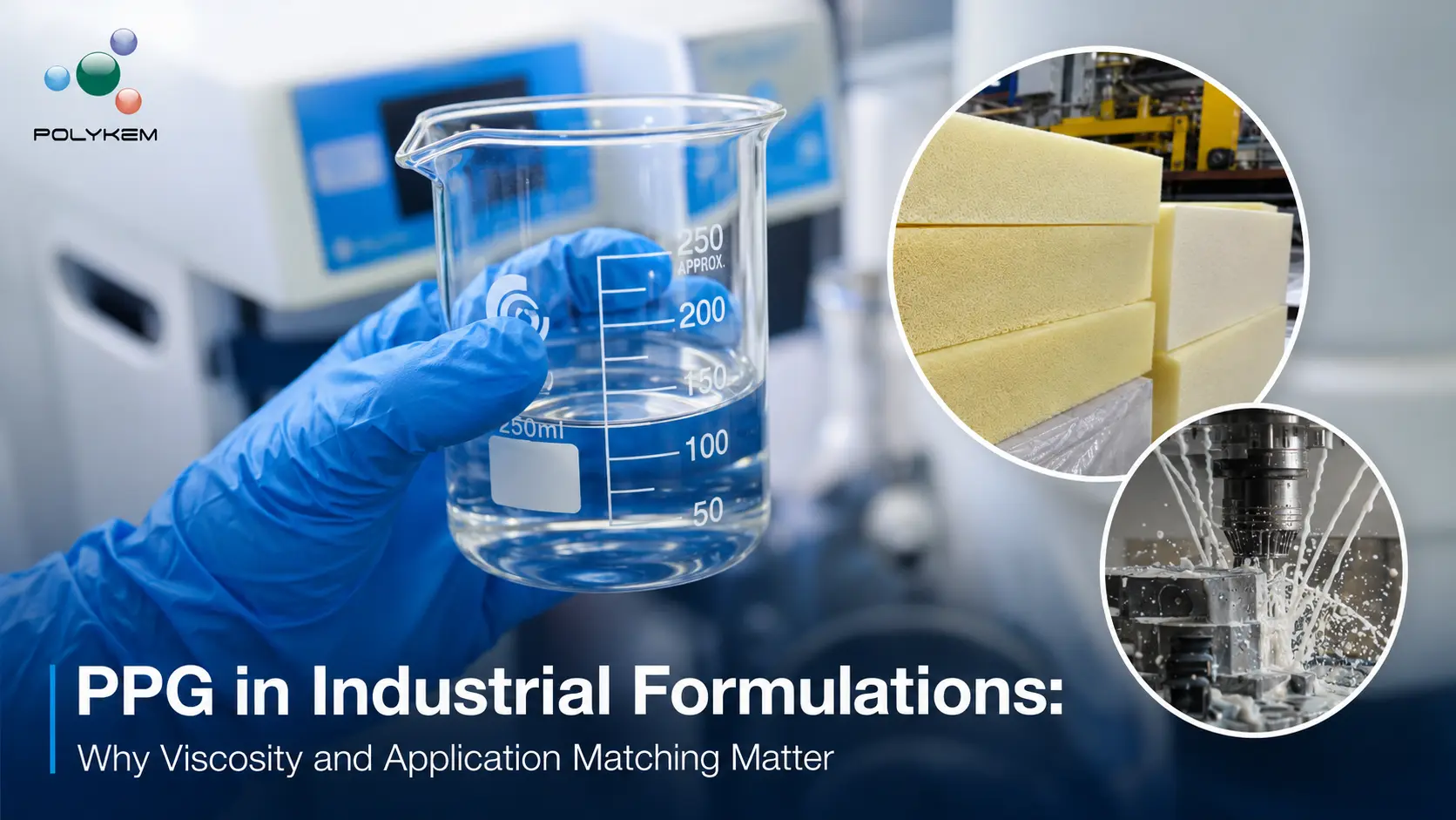 PPG em formulações industriais: por que a viscosidade e a correspondência de aplicação são importantes