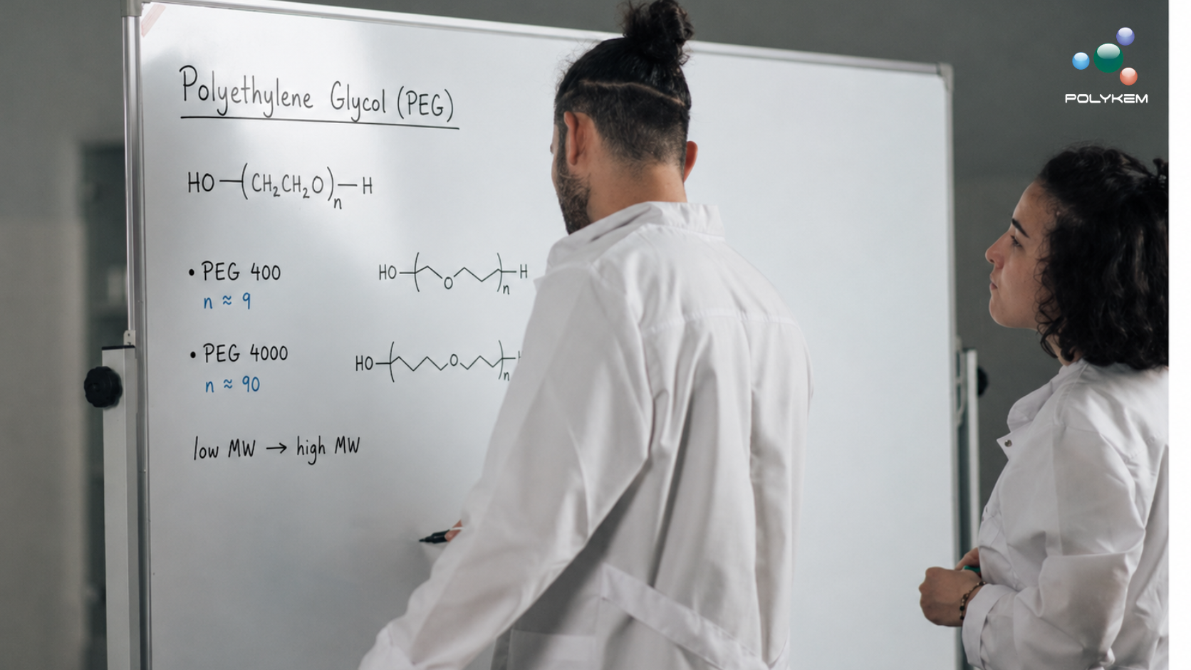 Guia para iniciantes na seleção de PEG: peso molecular, forma física e processamento